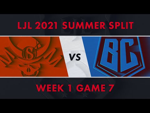 SG vs BC｜LJL 2021 Summer Split Week 1 Game 7