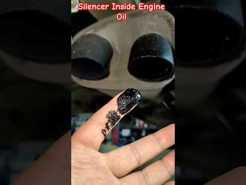 Silencer Inside Engine Oil #automobile #brakesystem #mechanic #shortfeed #shorts #ytshorts