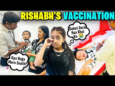 RISHABH KO LAGE INJECTIONS💉😰RISHABH ka Vaccination😢 | Family Vlog | @SamayraNarulaandFamily