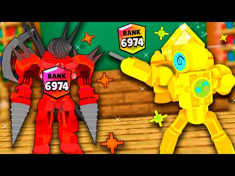 TOP CLOCKMAN - Upgraded Titan DRILLMEN vs Tri-Titan MAIZEN : Mikey and JJ In Minecraft Animation