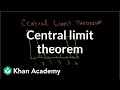 Central Limit Theorem Concepts