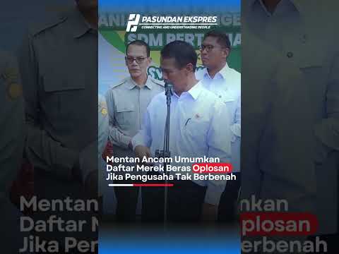 212 Merk Beras Nakal Terancam Diumumkan Menteri Pertanian #news