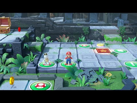 Super Mario Party Partner Party #2493 Domino Ruins Mario & Dry Bones vs Diddy Kong & Shy Guy