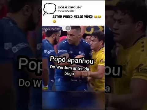 馃Werdum e Pop贸 antes da briga com Wanderley Silva