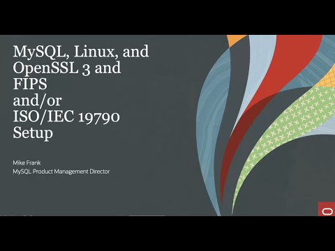 MySQL, Linux, OpenSSL and FIPS Setup