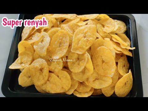 Cara mudah bikin keripik pisang, renyah dan krenyes