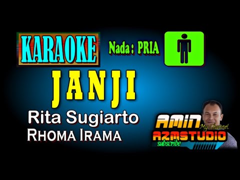 JANJI Rita Sugiarto KARAOKE Nada PRIA