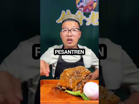 cowok ini dapat makan gratis karena dikira anak pesantren😱 #shortvideo