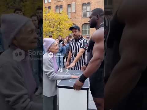 Gara di schiaffi finita male #slap #schiaffi #gara #arbitro #nonna #nonnina #anziana #vecchietta