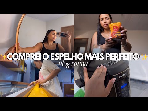 O ESPELHO CHEGOU 😍 Vlog- Rotina