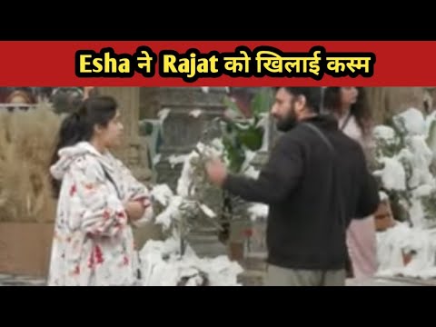 Bigg Boss 18 live : Esha ने  Rajat को खिलाई कस्म  ||