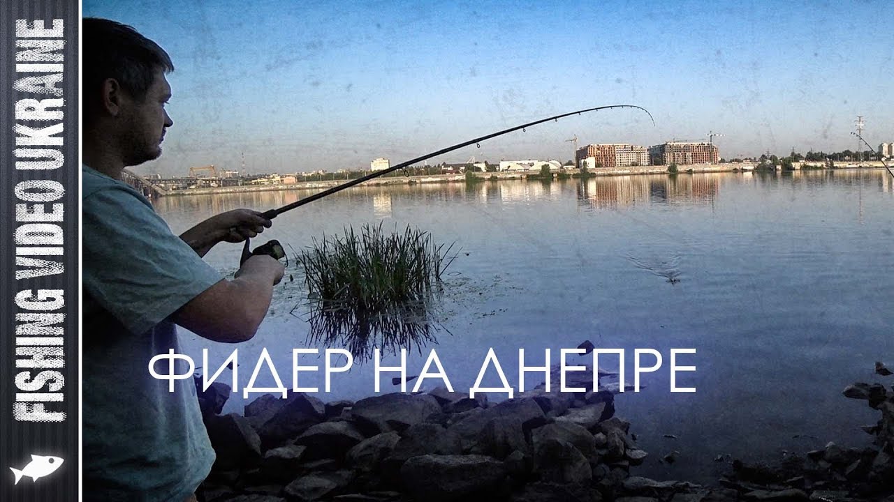 Фидерная рыбалка на днепре, на новом для нас месте