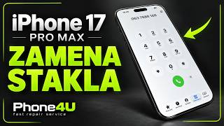 Zamena stakla iPhone 17 Pro Max – sačuvajte originalni ekran | Phone4U