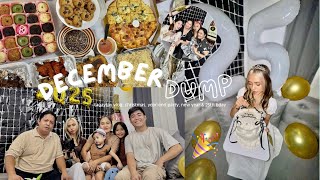 DECEMBER GANAPS: tagaytay vlog 🍃, christmas, new year 🎄 & 25th birthday 🎂🎁