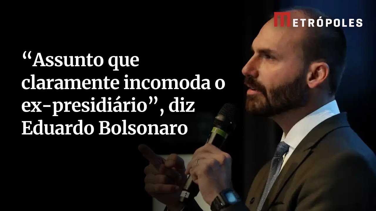Eduardo Bolsonaro se manifesta após reunião entre Lula e Trump
