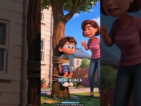 Annem Beni Ağaca Bağlayıp Kızdı 😳😱