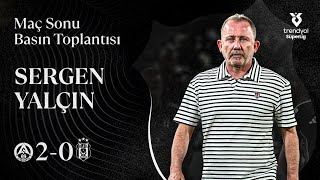 Teknik Direktörümüz Sergen Yalçın’ın Alanyaspor Basın Toplantısı