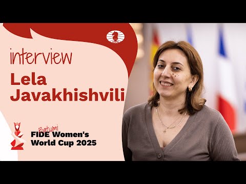 Interview with Lela Javakhishvili 🇬🇪 | Round 3 | Game 2 | FIDE Women’s World Cup 2025