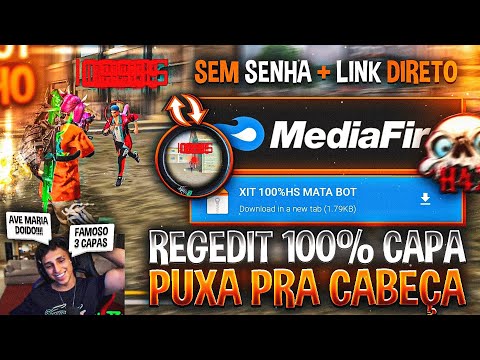 REGEDIT MOBILE 🤪🔥PUXA PRA CABEÇA XIT PARA MOBILE FF ANDROID E IPA IOS 100%HS ATUALIZADA ANTIBAN LINK