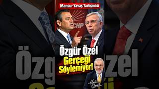 Özgür Özel Gerçeği Söylemiyor! Mansur Yavaş Tartışması