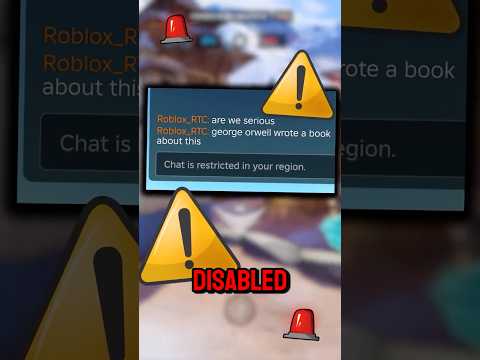 Roblox Chat STILL Disabled in the Middle East... #roblox