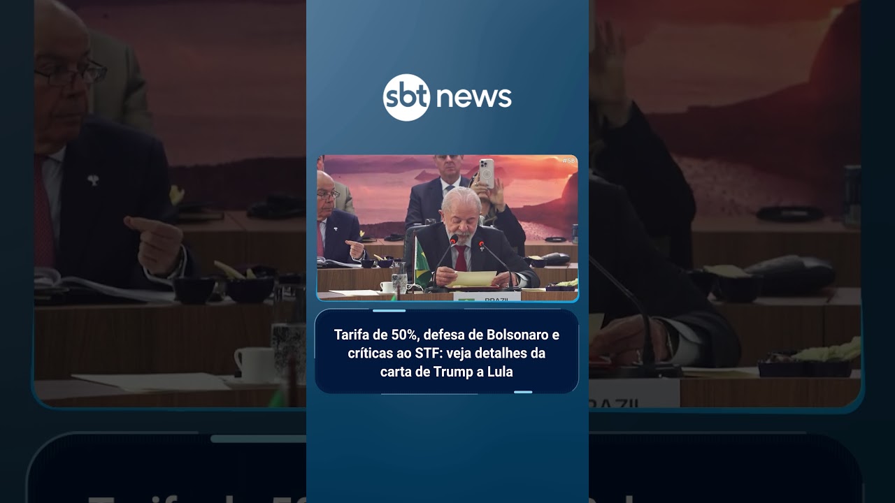 Tarifa de 50 defesa de Bolsonaro e críticas ao STF veja detalhes da carta de Trump a Lula