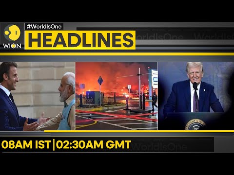PM Modi Accepts French President's Invite | Small Plane Crashes In Philadelphia | WION Headlines