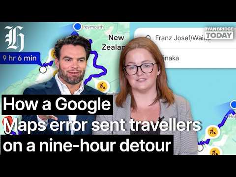 How a Google Maps error has sent travellers on a nine-hour detour | Ryan Bridge TODAY