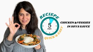 Yummy Chicken in Soya Sauce - Quick Recipe