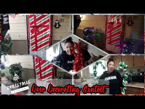 Christmas DOOR Decorating CONTEST!!.| My Front Door...