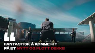 - Fantastisk å komme hit på et nytt og flott dekke