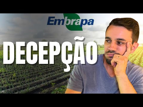 EDITAL DO CONCURSO EMBRAPA FRUSTROU MUITA GENTE!