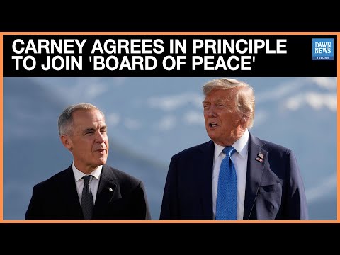 YouTube video thumbnail: Carney Says He Agreed to Trump's Board of Peace for Gaza in Principle, Details Being Worked Out
