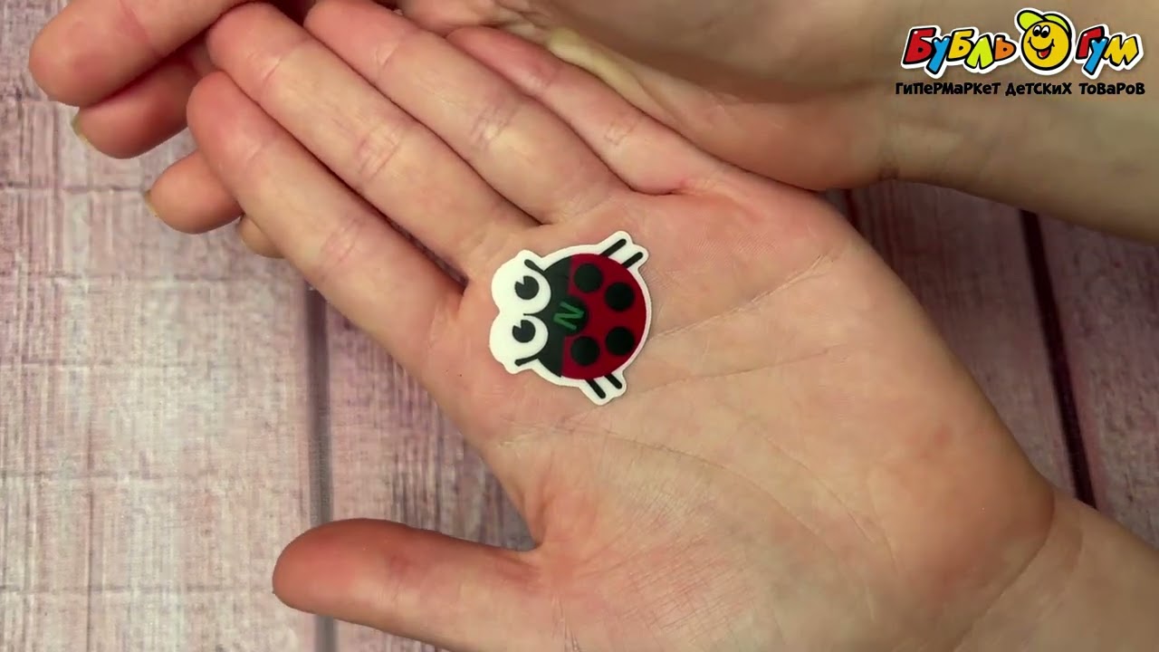 Термометр-наклейка Божья коровка - видео