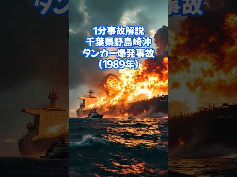 千葉県野島沖タンカー爆発事故 #1分でわかるあらすじ #恐怖 #一分でわかる #1分で学ぶ #衝撃の事実 #1分でわかるあらすじ #事故