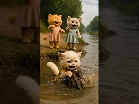 The poor cat was always the butt of jokes for her friends. #viral #cat #poor #jokes #sad #shorts