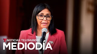 Delcy Rodríguez invita a inversionistas de EE.UU. a invertir en Venezuela | Noticias Telemundo