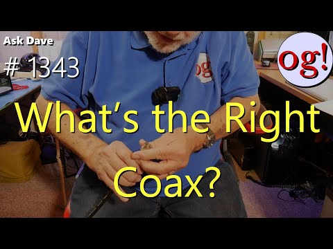 What's the Right Coax? (#1343)