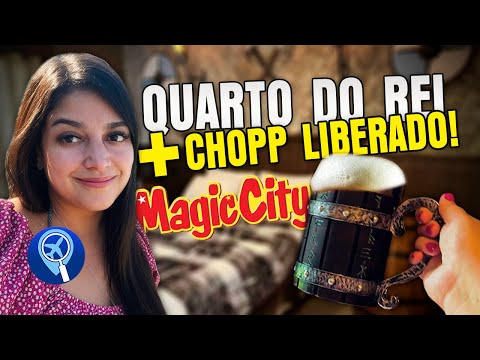 10 litros de chopp liberado! Como é se hospedar no Naturé Resort, o resort do Magic City