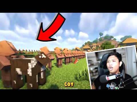 10000 VILLAGER MESUUM MENJELAJAH WAKTU DI SURVIVAL HARDCORE MINECRAFT ! GA NGOTAK SEMUA