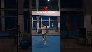 Tip to improve your volley in 15 seconds 🔥🎯