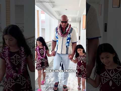 the rock's3 children still not satisfied after inheriting $100 million?#therock #celebrity #shorts