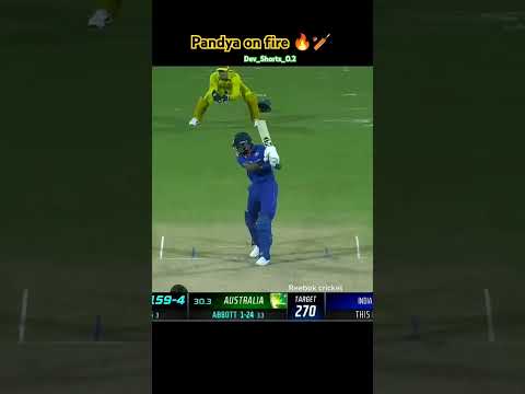 Pandya on fire 🔥🏏😱❤️‍🩹😎💥💯😈😇 #hardikpandya #cricket #bcci #india #ipl #pakistan #usa #cricketlover