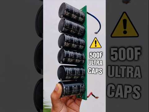 12 Volt 500 Farad Ultra Capacitor Pack DIY #shorts #short #diy