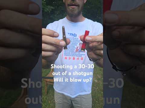 SHOOTIN THE WRONG BULLETS RIFLE VS SHOTGUN @sammmoore138