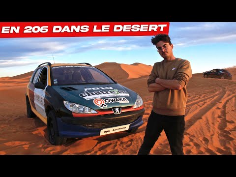 JE SUIS ALLÉ DANS LE SAHARA EN PEUGEOT 206 (🤷‍♂️)