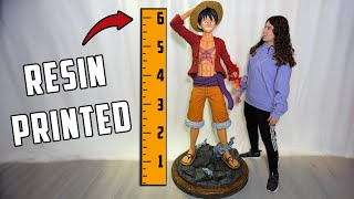 I Resin Printed a Statue - Lifesize Luffy!