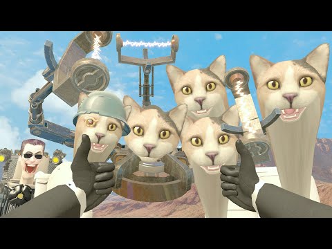 skibidi toilet cat all episodes 23-26🐈🔥