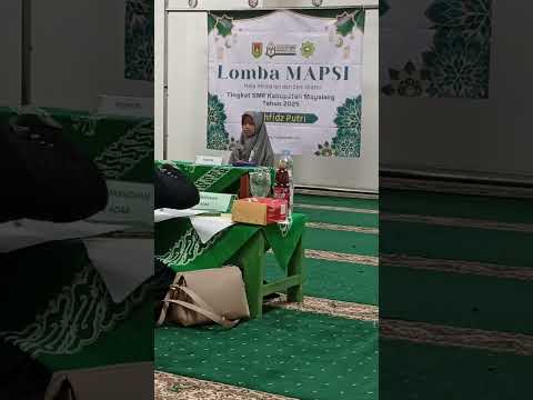 Juara 2 MAPSI Cabang Tahfidz Putri Kab Mgl 2025