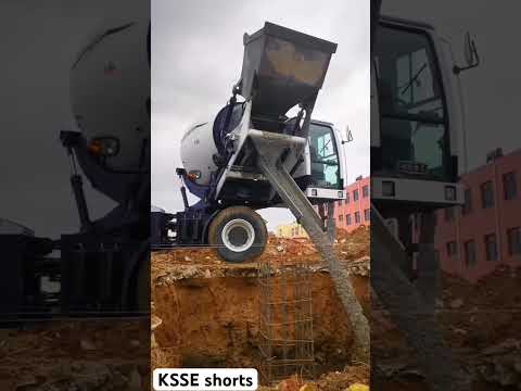 Versatile Concrete Mixer-A Hands-On Guide to Multiple Functions #feedshorts